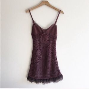 Free people crochet dress